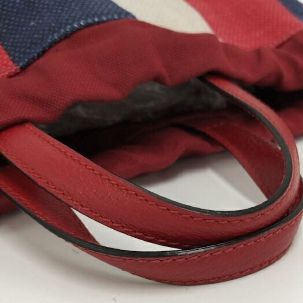 Gucci Backpack Draw String Logo Canvas Tricolor - image 7